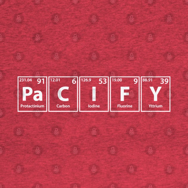 Pacify (Pa-C-I-F-Y) Periodic Elements Spelling by cerebrands